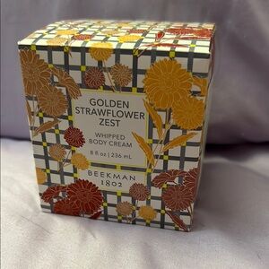 Beekman 1802 Gold and Cream Moisturizer-NIB